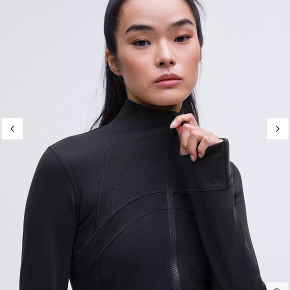 Lululemon Define Black Zip Up Jacket - Sz 12 - Picture 1 of 10
